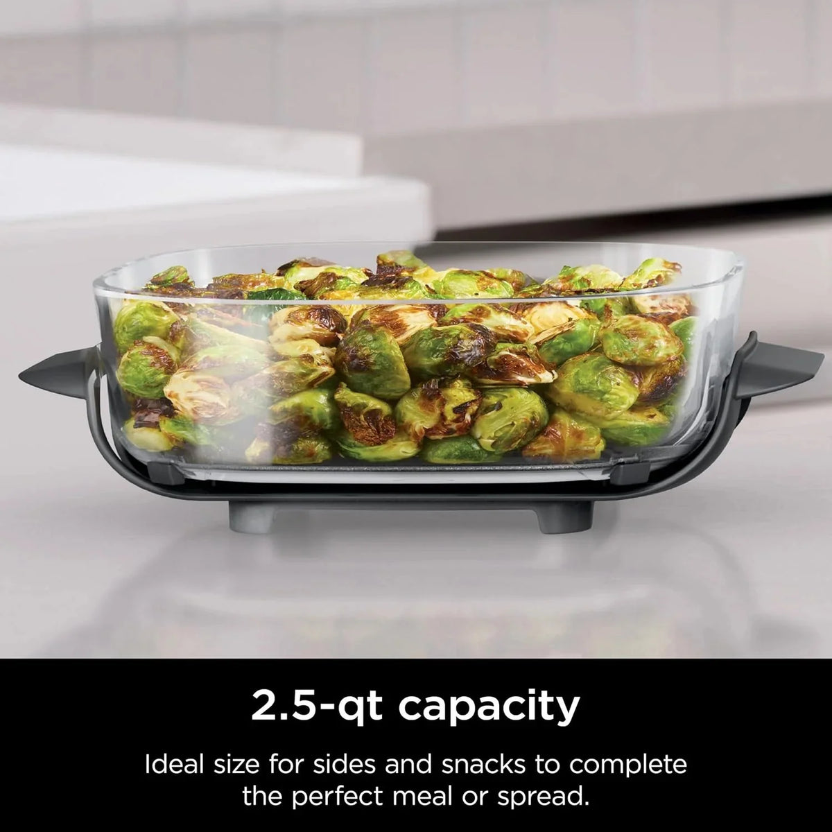 Ninja Crispi 4-in-1 Portable Glass Air Fryer Cooking System, 1500W, 4QT & 6-Cup TempWare Glass Containers with Storage Lids, Microwave, Freezer & Dishwasher Safe - image 73