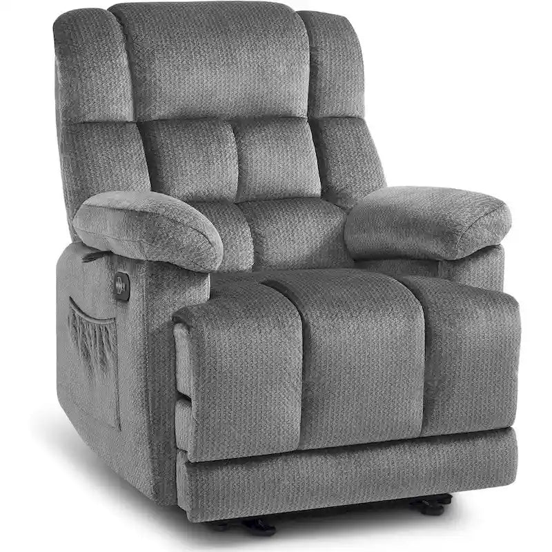 MCombo Heated Massage Electric Recliner Chair for Living Room - Fabric R6233 - image 7