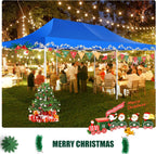COBIZI 10x20 Heavy Duty Pop up Canopy Tent with 6 sidewalls Easy Up Commercial Outdoor Canopy Wedding Party Tents for Parties All Season Wind & Waterproof Gazebo with Roller Bag,Black(Frame Thickened) - image 54