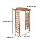 All Things Cedar GA87 Garden Arbor - 60 L x 25W x 86H - image 7