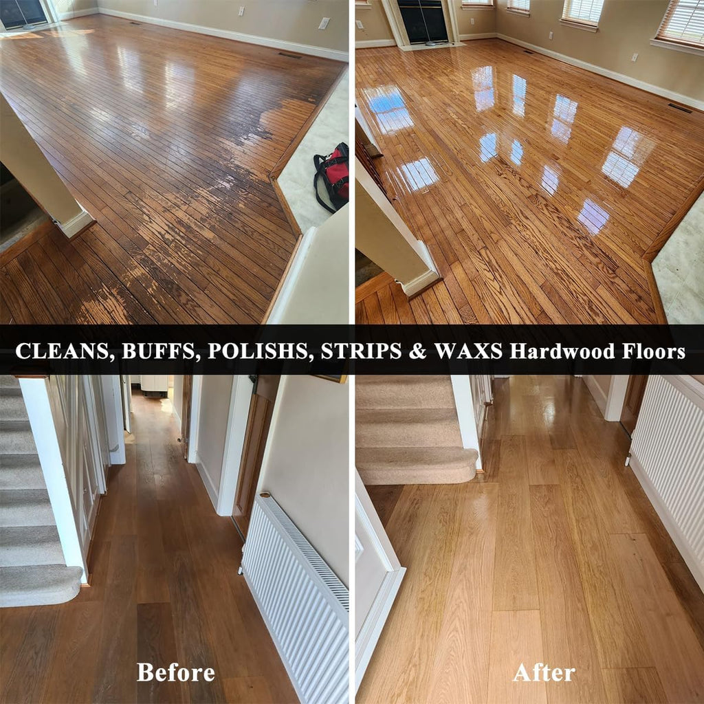 Commercial Floor Scrubber Machine with Brushes and Pads, Heavy Duty Floor Buffer Polisher and Cleaner- Deep Cleaning Tile and Grout, Hardwood Floors and Carpets without Getting on Hands and Knees - image 7