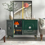 angelo:HOME Jaslene Glossy Glam Media Buffet Cabinet - image 8