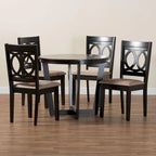 Kara Contemporary 5-Piece Wooden Dining Set - image 12