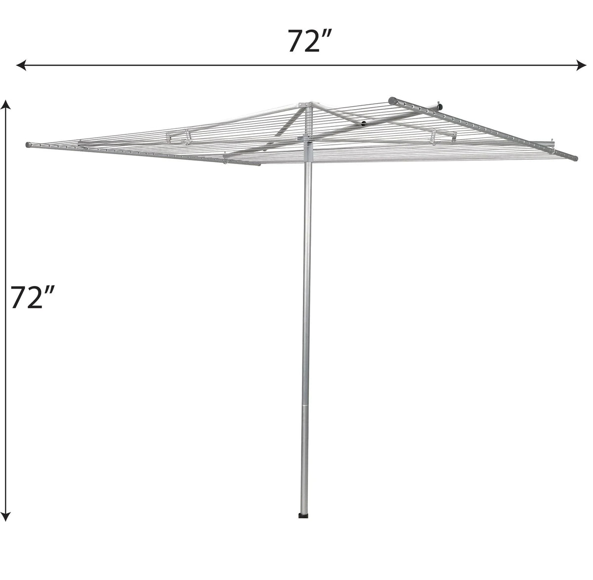 Household Essentials Parallel Clothesline Outdoor Dryer, 30 Lines with 210 Feet of Drying Space, No-Rust Steel - image 2