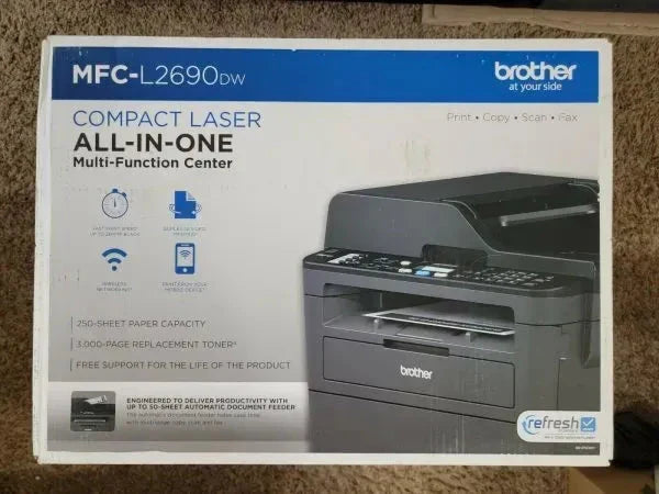 Brother MFC-L2690DW Monochrome Laser All-In-One Printer - image 2