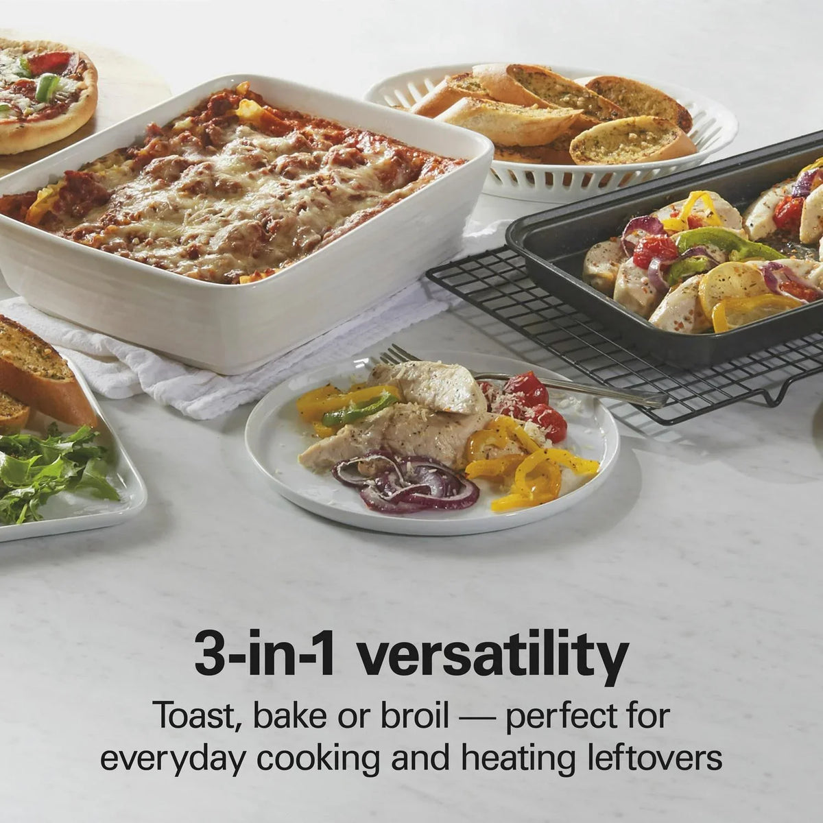 Hamilton Beach 4 Slice Stainless Steel Toaster Oven - image 3