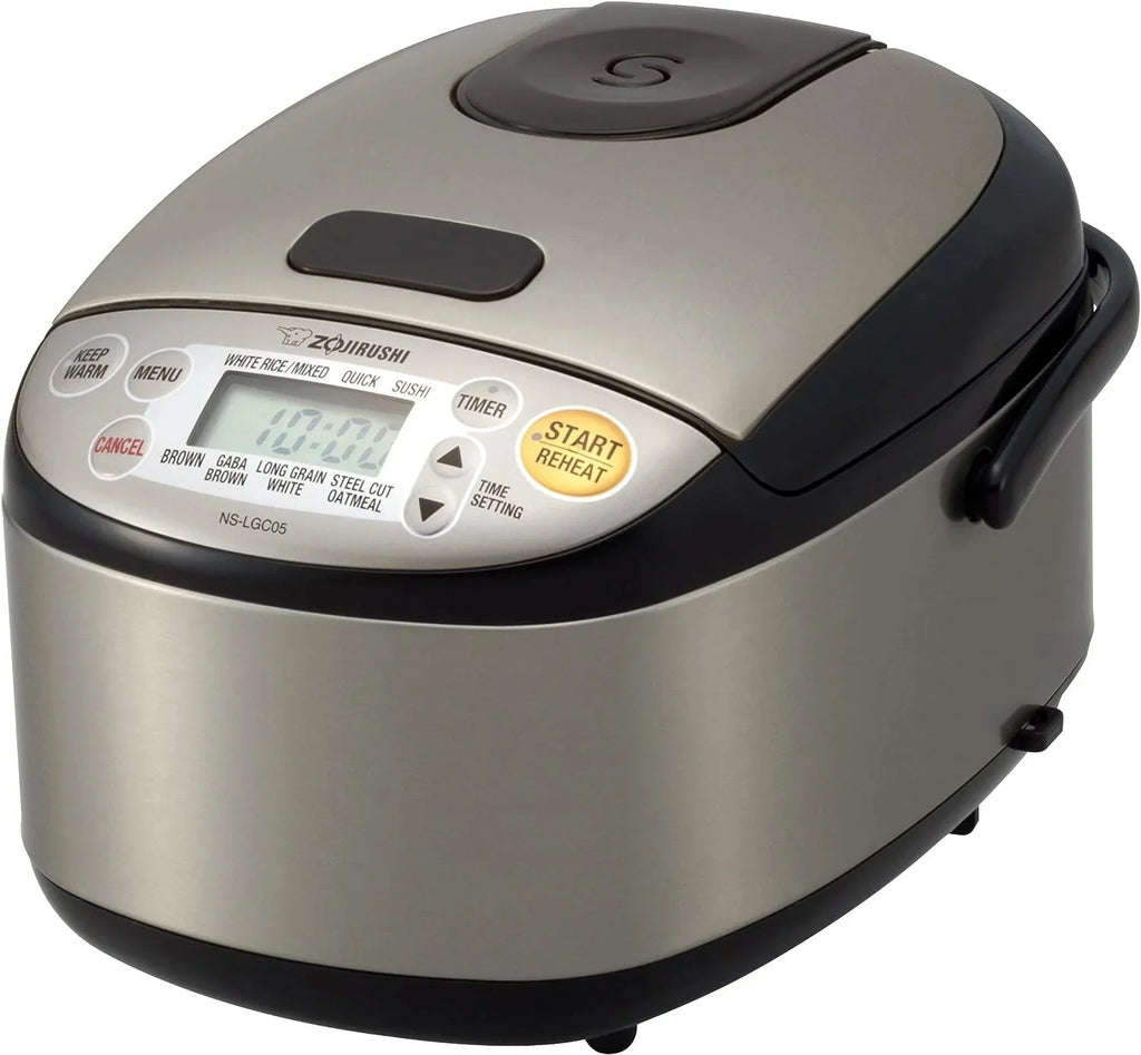Zojirushi Rice Cooker & Warmer, 3-Cups, Stainless Black - image 1