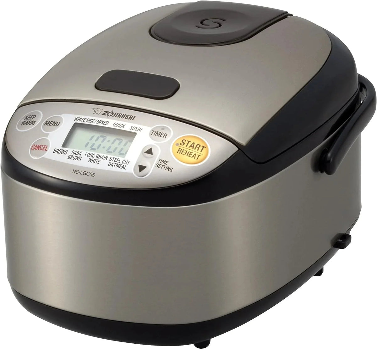 Zojirushi Rice Cooker & Warmer, 3-Cups, Stainless Black - image 1