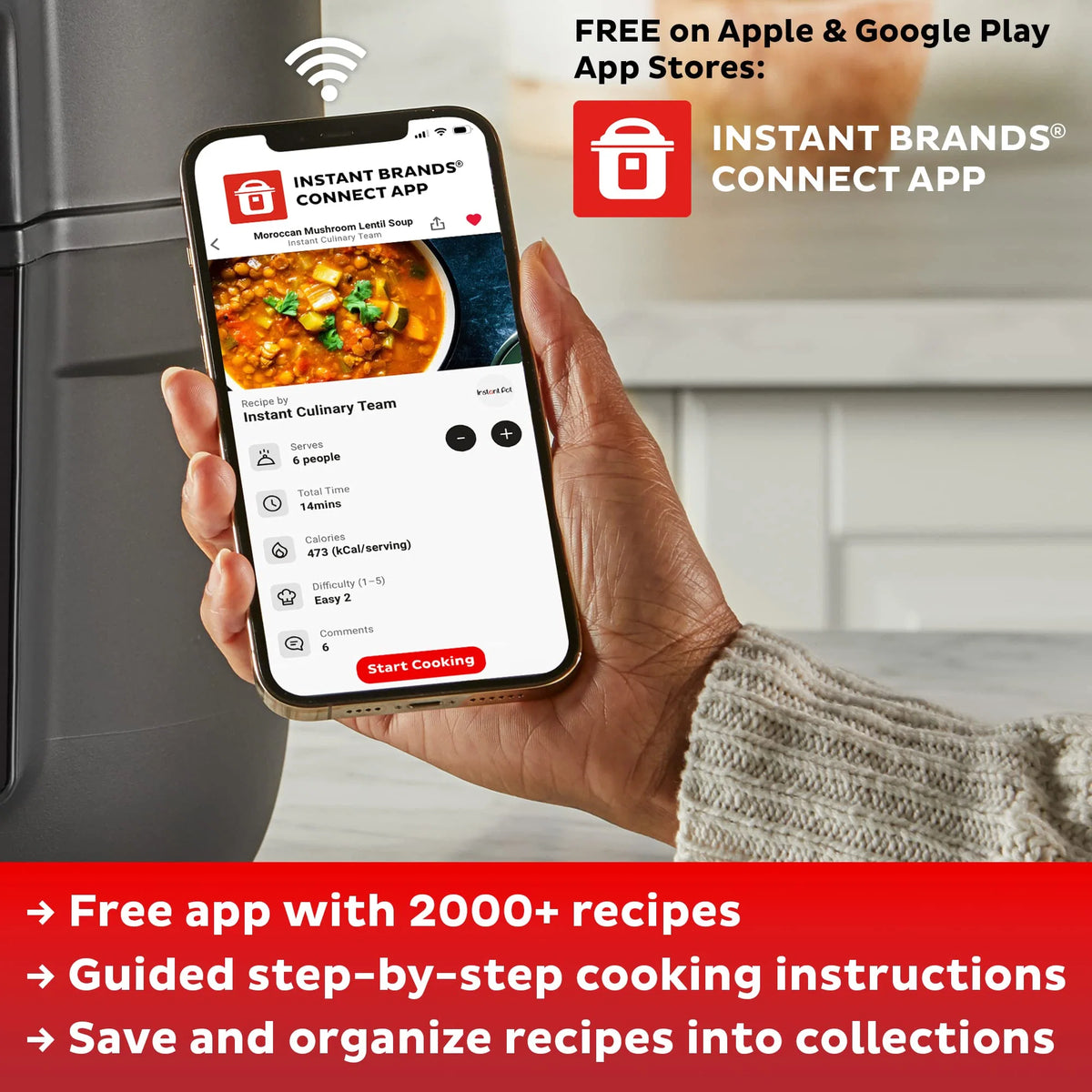 3 Quart Programmable Cooker, Stainless Steel, 16 in 1, Silver, Touch Control, UL Certified - image 8