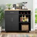 Futzca Kitchen Island Cart with Storage Cabinet and Drawers - Not Applicable - image 2