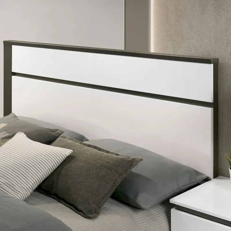 Conjira Modern 4-Piece White Wood Bedroom Storage Set by Furniture of America - image 9
