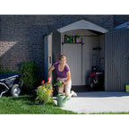 7 ft. W x 4 ft. 7 in. D Plastic Storage Shed - image 6