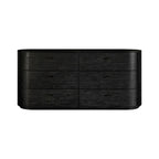 Modrest Fields Contemporary Black Acacia Chest of Drawers - image 1
