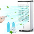 Comfyhome 3-in-1 Portable Air Conditioner Evaporative Air Cooler Cooling & Humidifier 3 Wind Speeds 4 Casters 65 Oscillation 12H Timmer& Re - image 1
