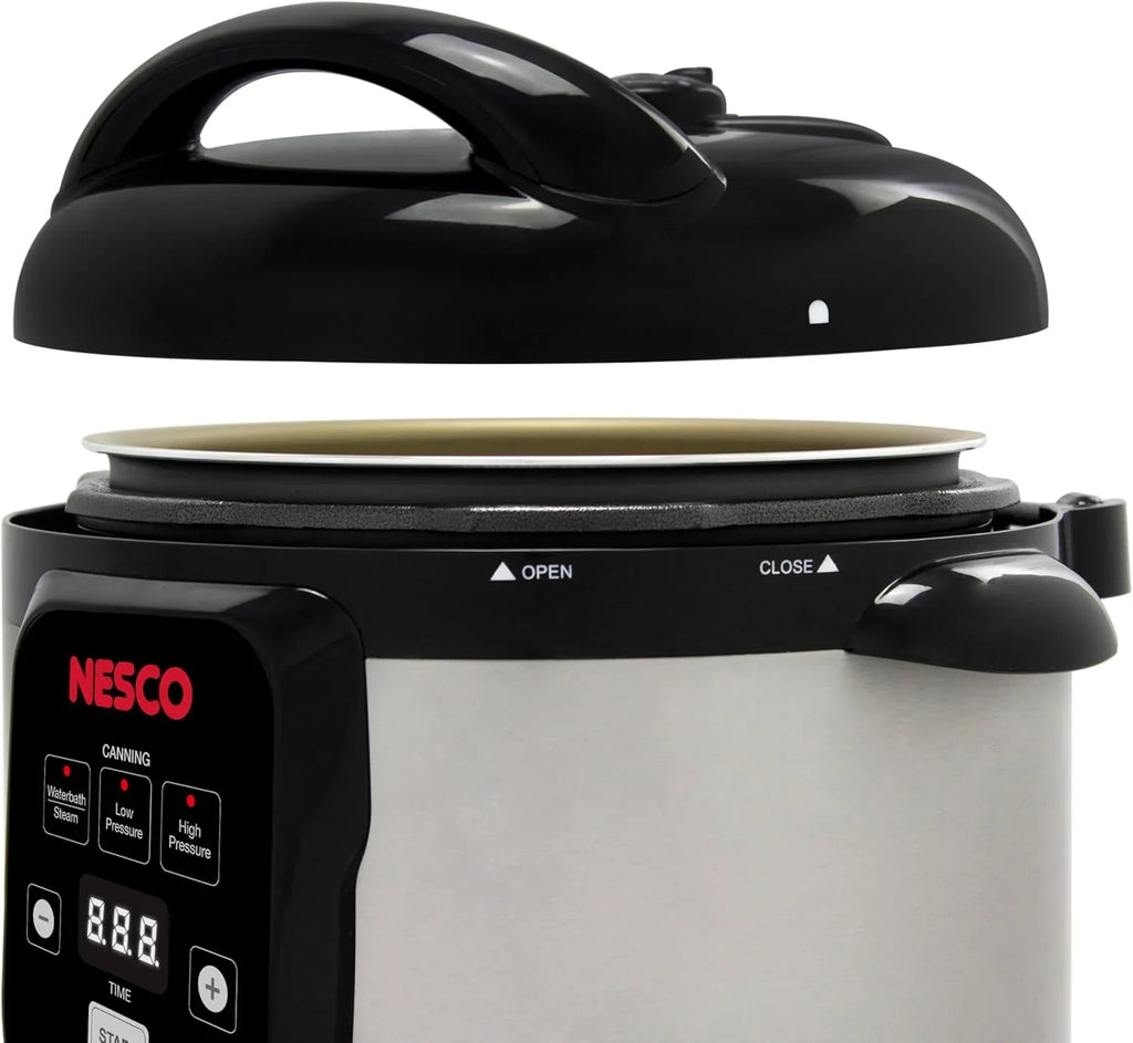 Nesco NPC-9 Smart Electric Pressure Cooker and Canner, Stainless Steel, 9.5 Qt - image 3