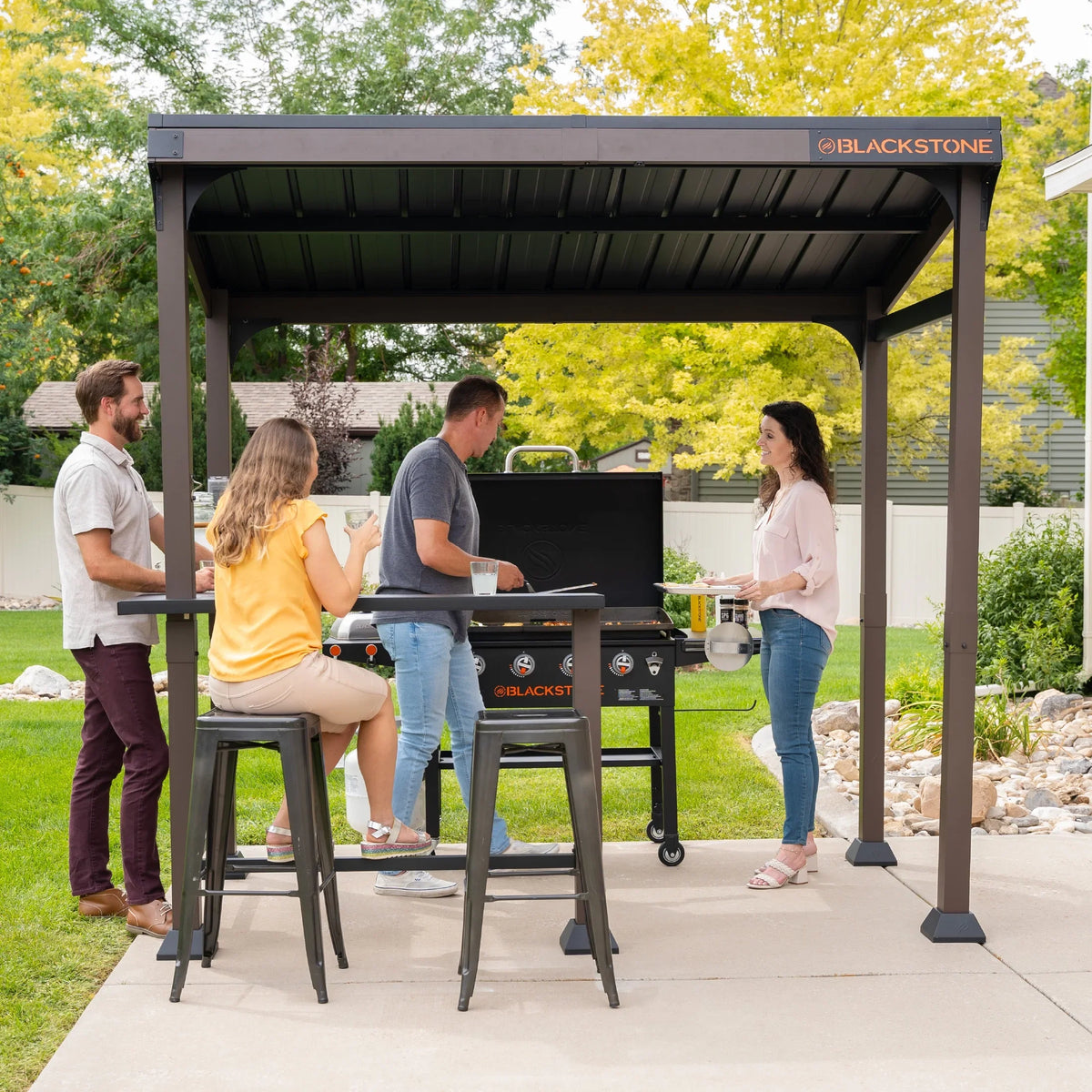 Blackstone 5' x 8' Outdoor Griddle/Grill Pavilion Grill Gazebo - image 3