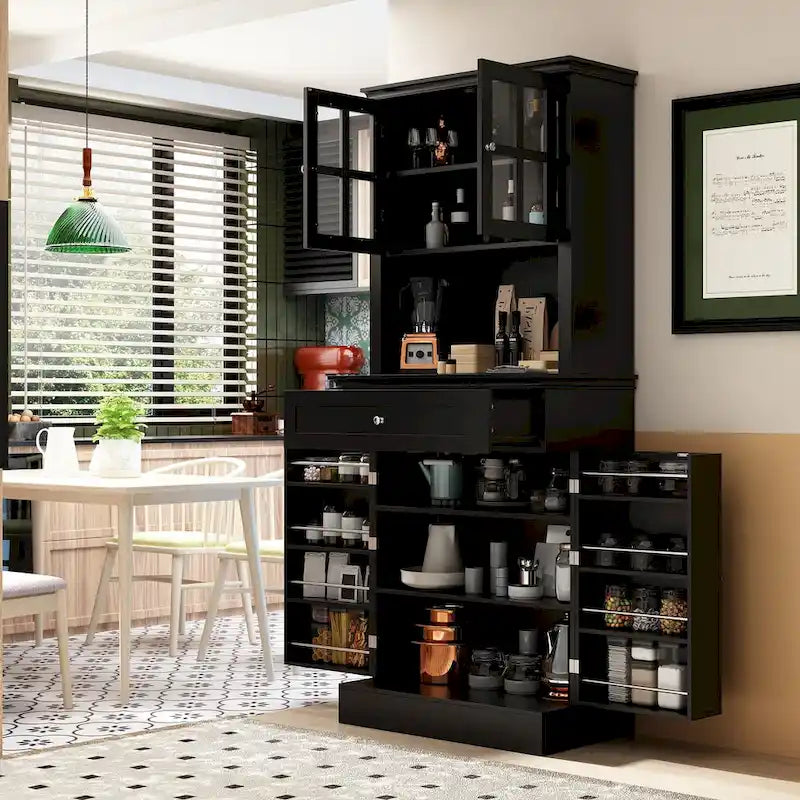 Spacious Kitchen Cabinet with Microwave Space - 30W x 69.3H - image 1
