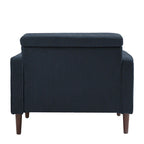 Set of 2 Modern Wide Armchairs in Corduroy - Accent Chairs - image 32