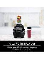 1500W, 4 Functions for Smoothies, Processing, Dough, Drinks & More, with 72 oz.* Blender Pitcher, 64 oz. Processor Bowl, (2) 16 oz. To Go Cups & (2) Lids, Black - image 4