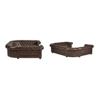 Gdansk 9-Person U-Shaped Chesterfield Sectional Sofa - image 3