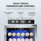 Mini Fridge 130 Can Beverage Refrigerator Cooler, 3.2 Cu.Ft Drink Fridge for Soda Wine Beer, Adjustable Temperature Control for Home Office, Black - image 23