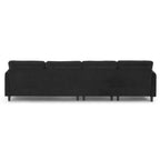 110-Inch L-Shaped 5-Seater Sectional Sofa with Removable Ottoman, Cloud Chenille Fabric, and 5 Cushions - image 36