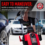 Electric Pressure Washer 2.0, Powerful 1.4 GPM 2000 PSI Car Pressure Washer Sprayer, Snub Nose & Tip Attachment, Use,Car Soap, Patio Boat RV Motorcycle Car Garage Deck Adam's Polishes - image 6