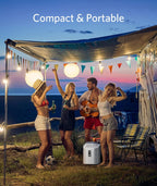 Nugget Ice Makers Countertop, Pebble Ice Makers with Soft Chewable Ice, Ready in 6 Mins, 35lbs/24H, One-Click Operation, Self Cleaning, Portable Ice Maker Machine for Home/Kitchen/RV/Camping - image 7