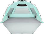 Large Pop Up Beach Tent Sun Shelter for 5-6 Person Portable Sun Shade Instant Tent - image 6