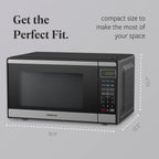 Farberware FMGZ09BKA 0.9 Cu. Ft. Microwave Oven, 900W, Digital Control, LED Display, 6 Cooking Presets, Black - image 47