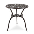 Nuu Garden 3-Piece Black Bistro Patio Set - image 8