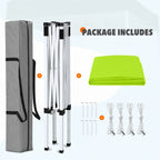 EAGLE PEAK 5x5 Pop up Canopy Tent Instant Outdoor Canopy Easy Set - up Straight Leg Folding Shelter（blue） - image 146