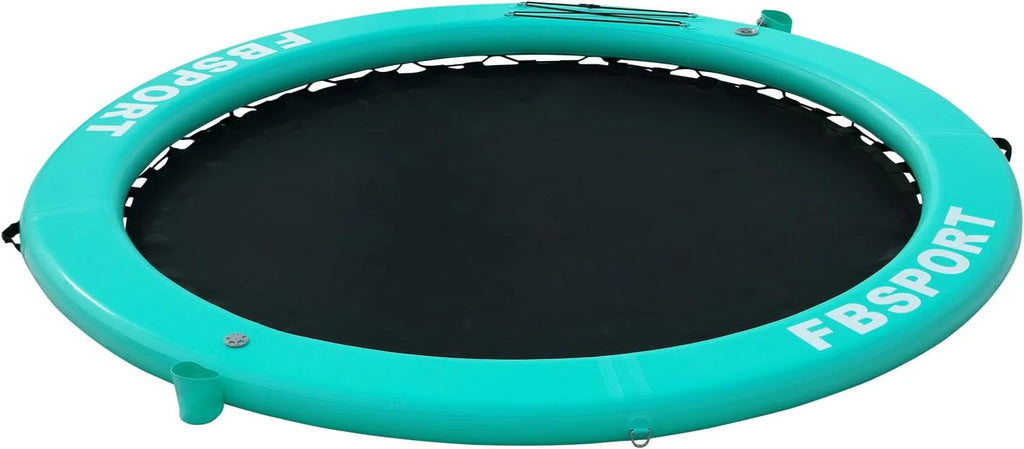 Inflatable Dock Floating Platform 8ft Inflatable Water Hammock Floating Deck for Lake W/Cupholder Round Floating Ring Float Ring Pool Float Raft Lounger Island Platform Pad - image 5
