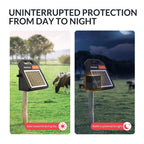 Andmon 10 Miles Solar Electric Fence Charger with Day or Night Mode - image 7