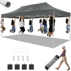 HOTEEL 10x15 Heavy Duty Canopy Tent ,Pop up Canopy for Parties Wedding,Commercial Easy up Gazebo with Roller Bag,UV 50+ &,White - image 42