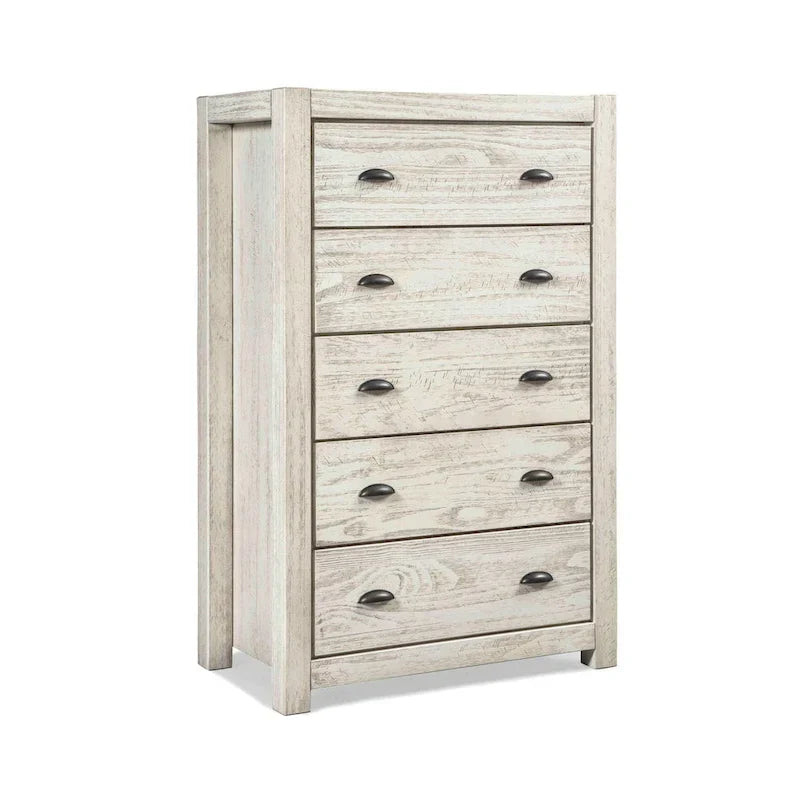 Montauk Solid Wood Chest with 5 Drawers by Grain Wood Furniture - image 11