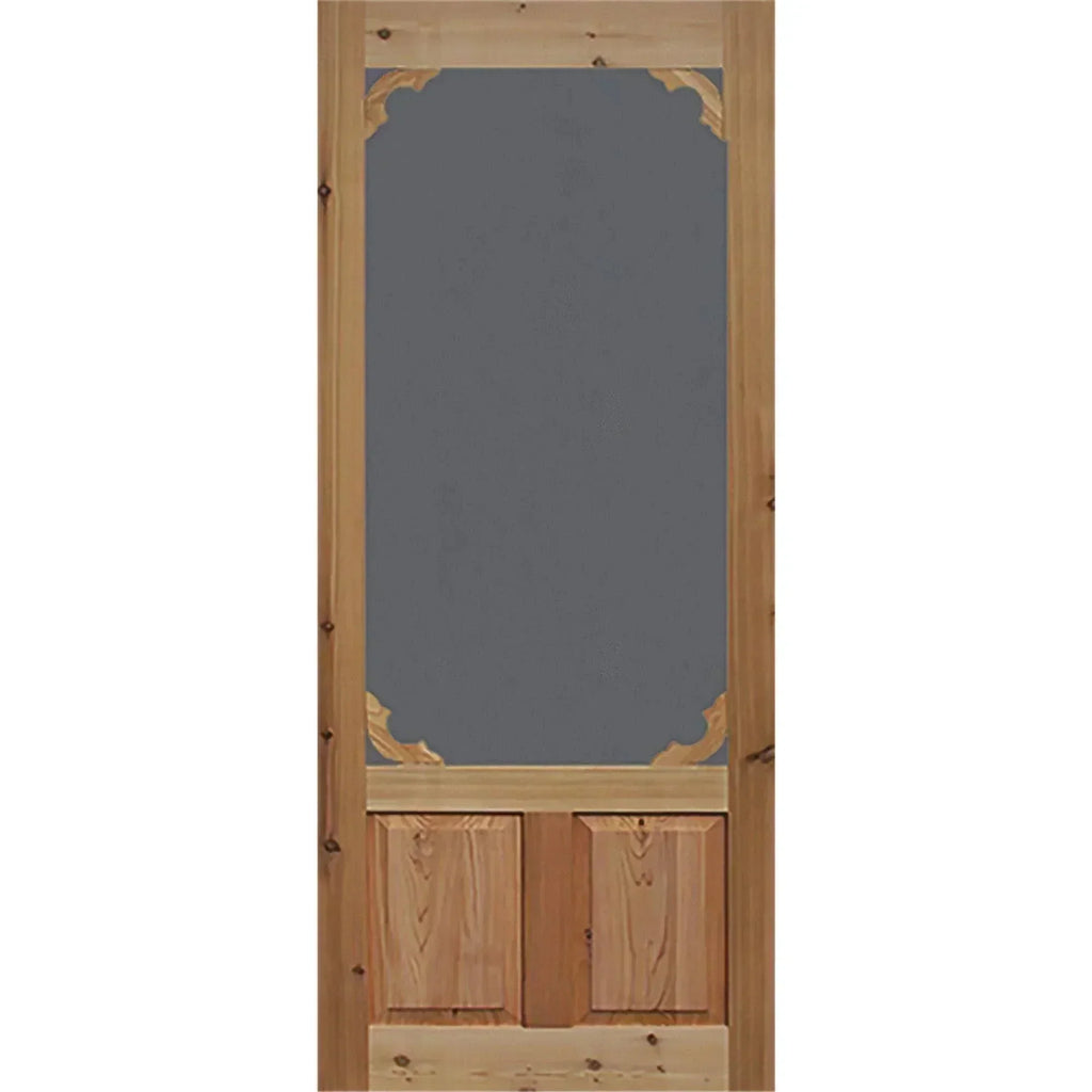 Bay 36 in. x 80 in. Woodland Cedar Screen Door - image 1