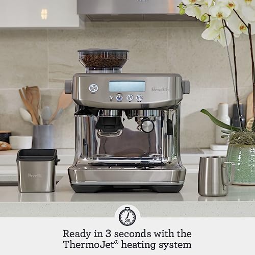 Breville the Barista Pro Espresso Machine with Grinder & Milk Frother, Espresso Maker with Seconds Heat Up, RM BES878BSS, Brushed Stainless Steel (Certified Remanufactured): Home & Kitchen - image 2