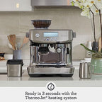 Breville the Barista Pro Espresso Machine with Grinder & Milk Frother, Espresso Maker with Seconds Heat Up, RM BES878BSS, Brushed Stainless Steel (Certified Remanufactured): Home & Kitchen - image 2