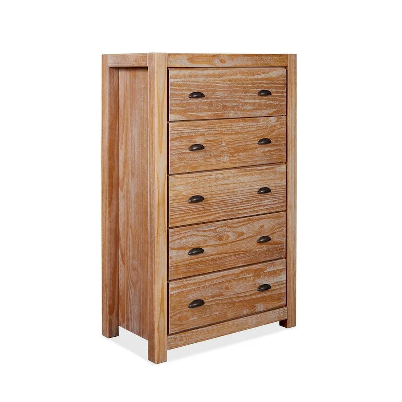 Montauk Solid Wood Chest with 5 Drawers by Grain Wood Furniture - image 22