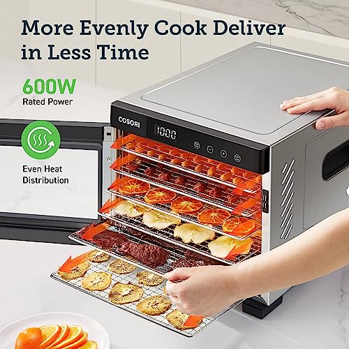 Meat jerky food dehydrator, 600 watt dehydration dryer - image 5