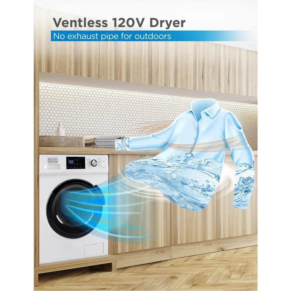 BLACK+DECKER 2.7 cu. ft. All-in-One Washer and Dryer Combo in White BCW27MW?? Last Day For Clearance - image 4