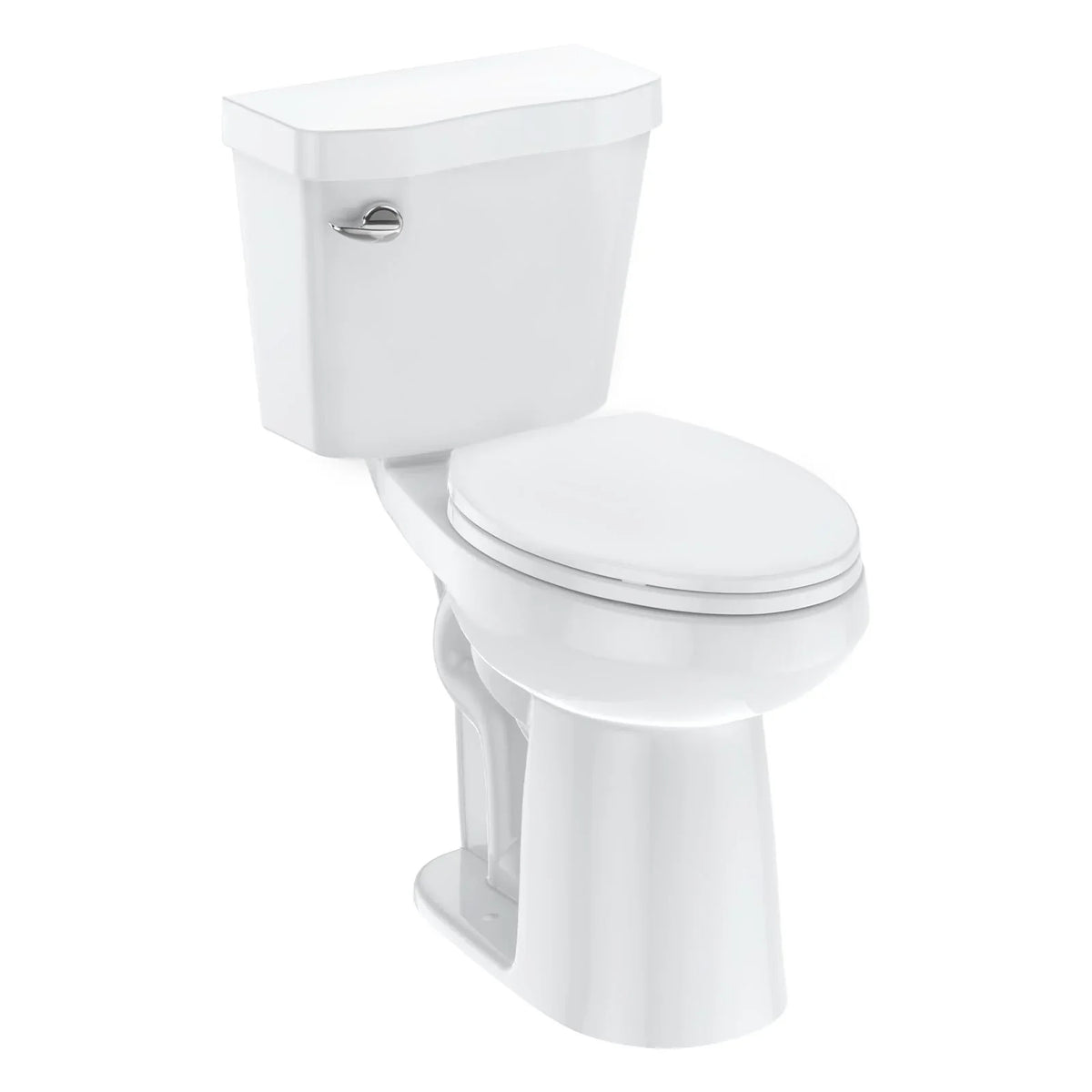 Elongated Two-Piece Toilet with Soft-Close Seat and 1.28 GPF Siphonic Flush - image 8