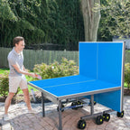 JOOLA Nova Pro Plus Outdoor Table Tennis Table with Weatherproof Net, 9×5 ft, Foldable, Aluminum Surface - image 2