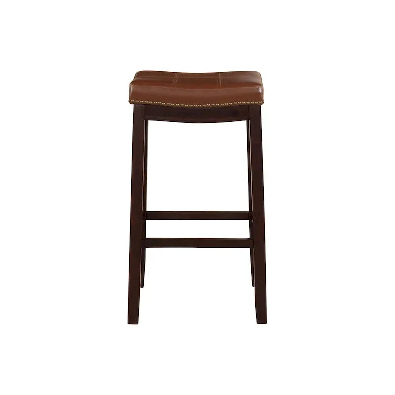 Linon Willamette Espresso & Cognac Bar Stool - image 5