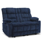 MCombo Power Loveseat Recliner, Electric Reclining Loveseat Sofa with Heat and Vibration, Cupholders, USB Charge Ports RS6314 - image 1
