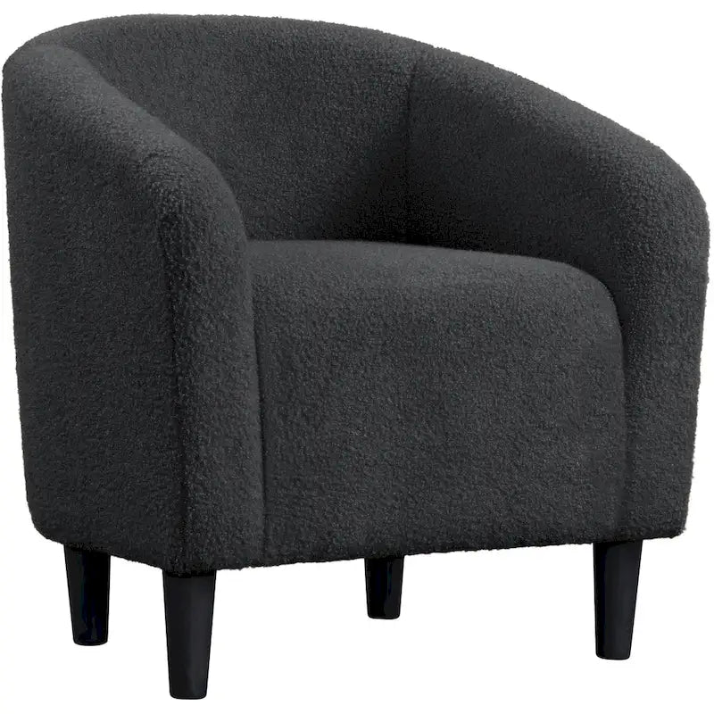 Yaheetech Club Chair Accent Barrel Chair Upholstered Arm Chair - image 18