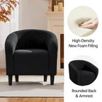 Yaheetech Club Chair Accent Barrel Chair Upholstered Arm Chair - image 17