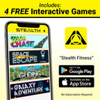 Stealth Core Deluxe Trainer - Turn Fitness Into a Fun Game - Get Strong Sexy Abs and Lean Core Playing Games On Your Phone; Free iOS/Android App; 4 Free Mobile Games Included; Dynamic Abs & Core Training; Only 3 Minutes a Day - image 8