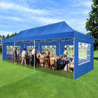 Hoteel 10x15 Heavy Duty Canopy Tent with 4 Sidewalls,Pop up Canopy for Parties Wedding,Commercial Easy up Gazebo with Roller Bag,UV 50+ &,Black - image 55
